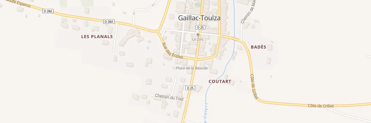 Plan du 264 La Ville à Gaillac-Toulza