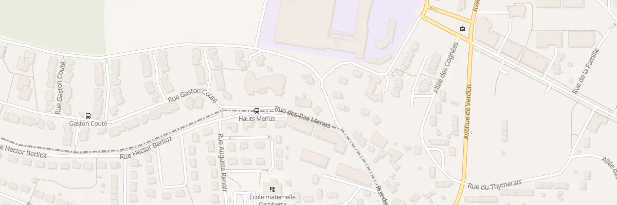 Plan du 34 Rue des Bas Menus à Chartres