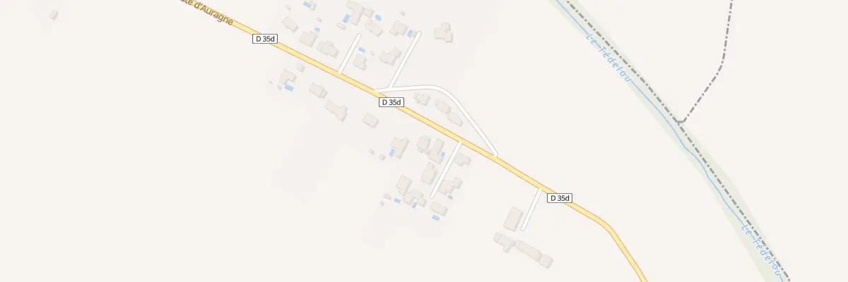 Plan du 2B Rte d’Auragne à Grépiac