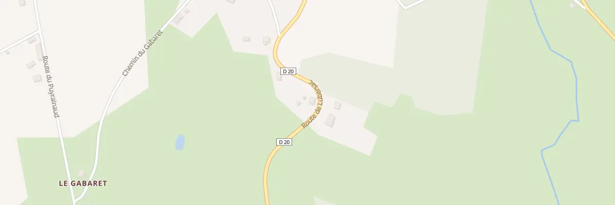 Plan du 590 Rte de Lubersac à Benayes