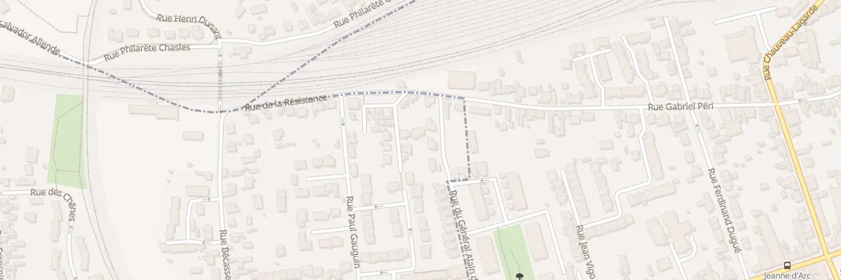Plan du 24 Rue de la Resistance à Lucé