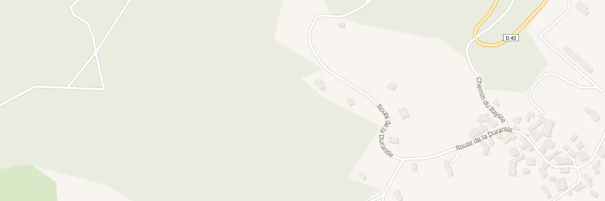Plan du 1237 Rte de la Durantie à Lanzac