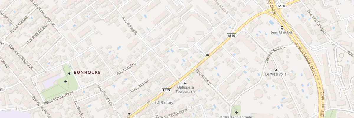Plan du 6 Rue Assalit à Toulouse