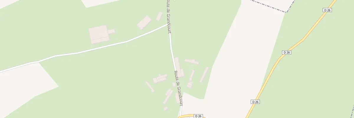 Plan du 4 Rte de Grandcourt à Puisenval