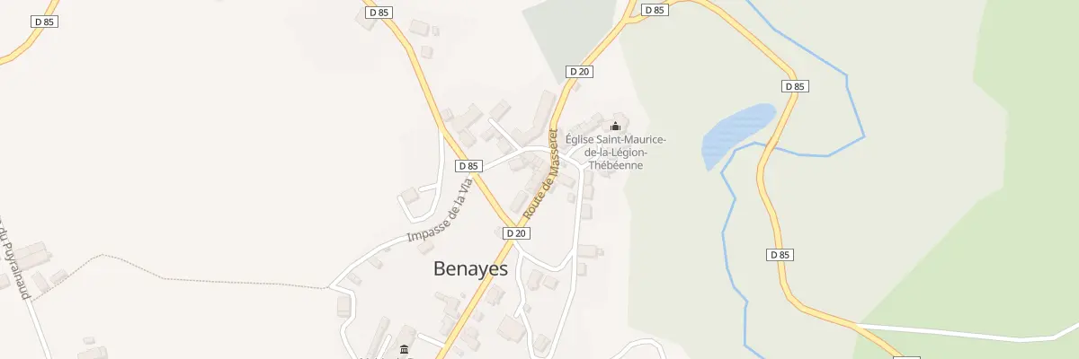 Plan du 5020 Le Bourg à Benayes
