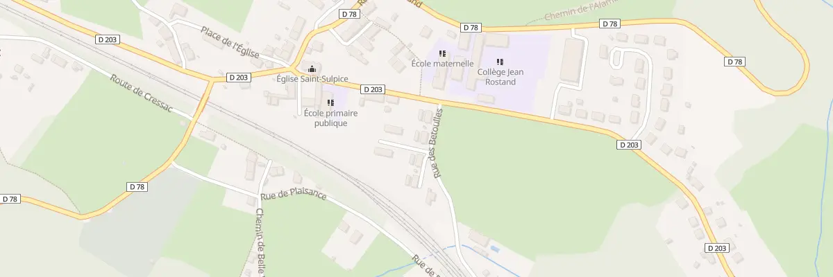 Plan du 2 Imp des Betoulles à Saint-Sulpice-Laurière