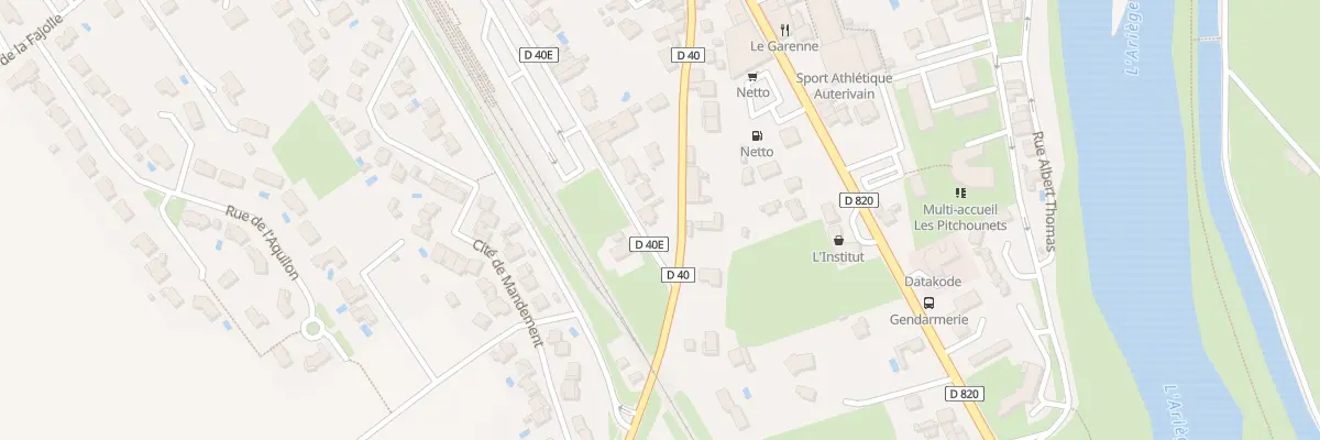 Plan du 2 Bd Séverine à Auterive