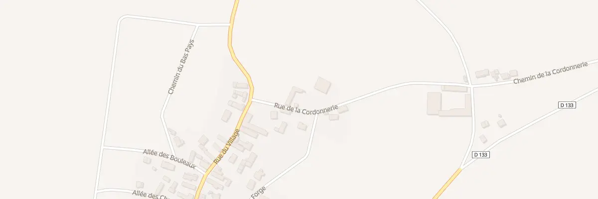 Plan du 5 Rue de la Cordonnerie à Poisvilliers