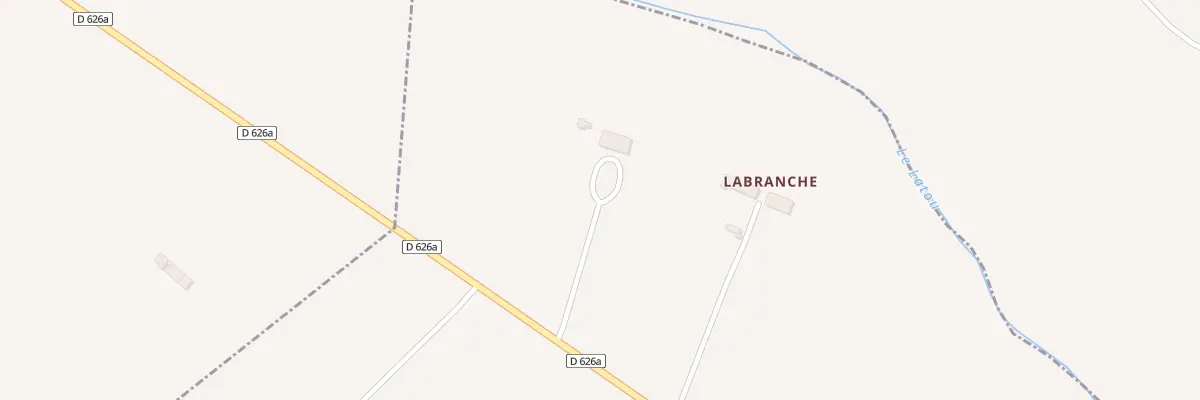 Plan du 88 Labranche à Saint-Martin-d’Oydes