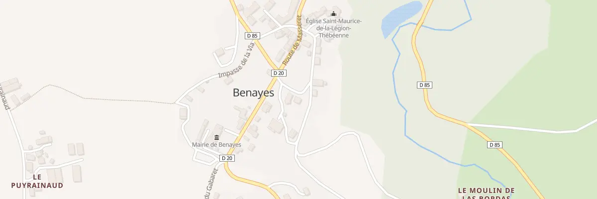 Plan du 48 Rue du Lavoir à Benayes