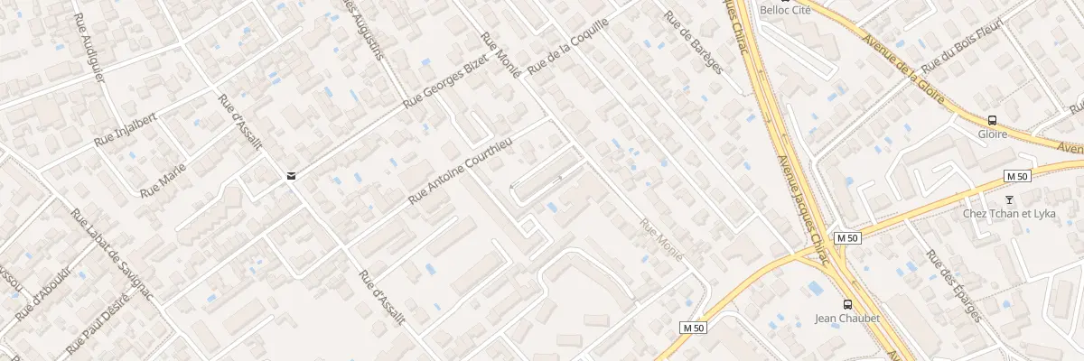 Plan du 21 Rue Monie à Toulouse