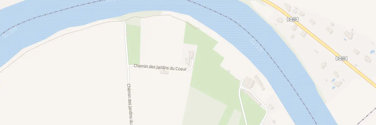 Plan du 441 Che des Jardins du Coeur à Cahors