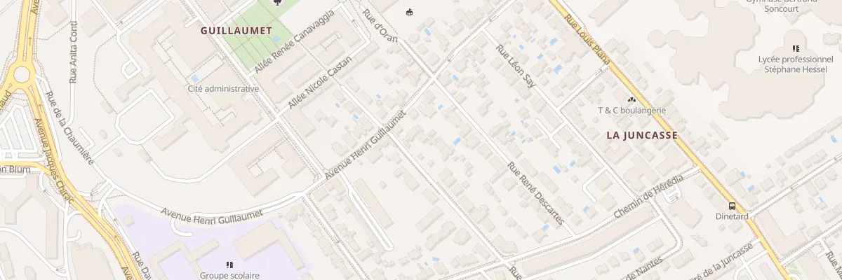 Plan du 5 Rue Jean Poncelet à Toulouse