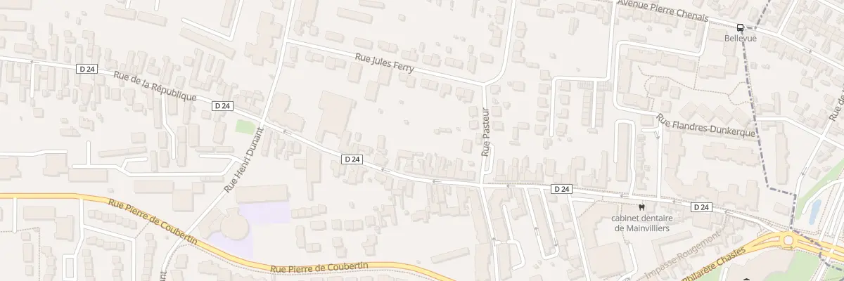 Plan du 62 Rue de la République à Mainvilliers