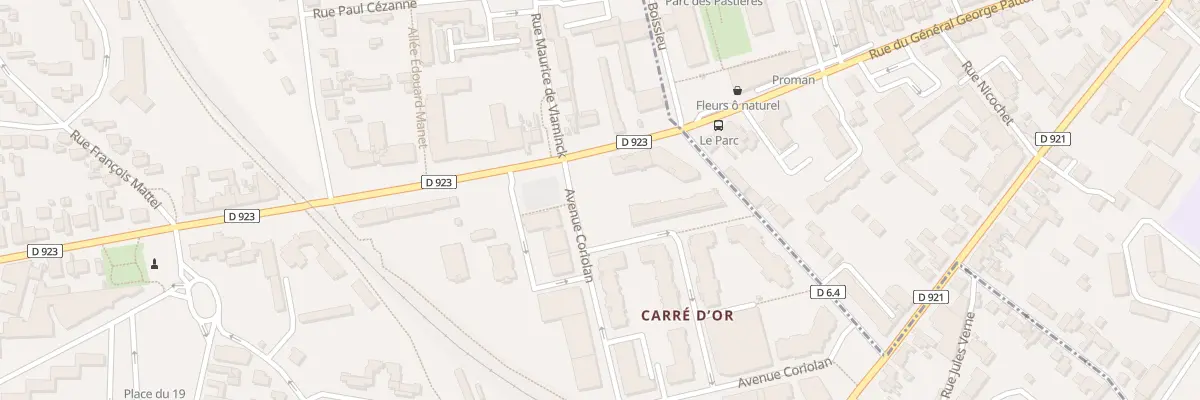 Plan du 1E Rue de la République à Lucé
