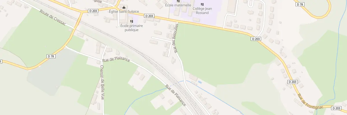 Plan du 6 Rue des Betoulles à Saint-Sulpice-Laurière