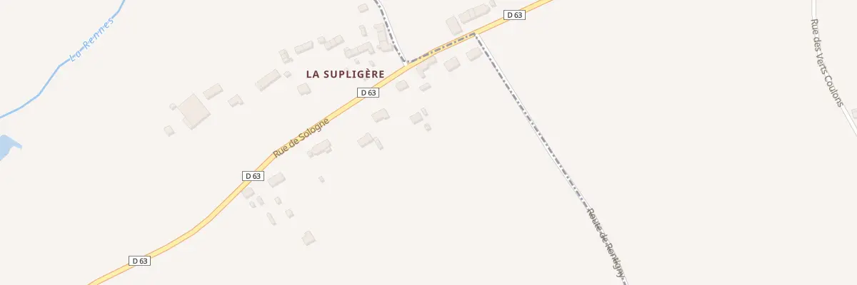 Plan du 39 Rue de Sologne à Méhers