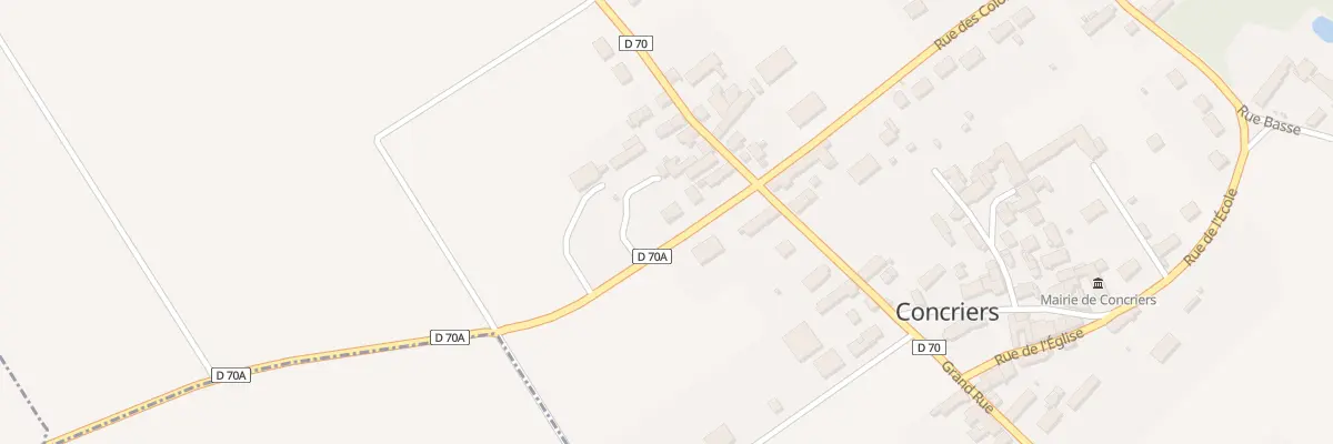Plan du 1 Rte de Talcy à Concriers