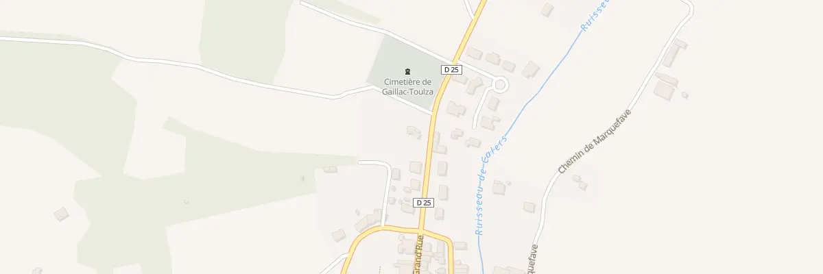 Plan du 5001F Castagnou à Gaillac-Toulza