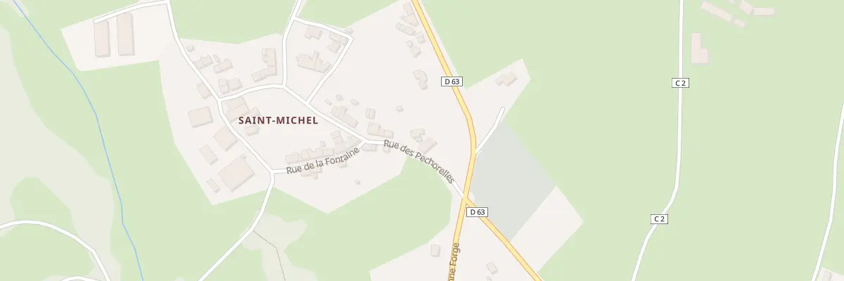 Plan du 4 Rue des Pechorelles St Michel à Laurière