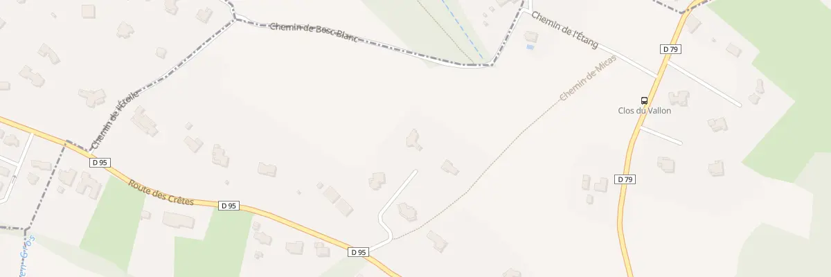 Plan du 9 Chem de Micas à Mervilla