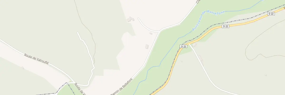 Plan du 187 Che de Bellefont à Saint-Pierre-Lafeuille