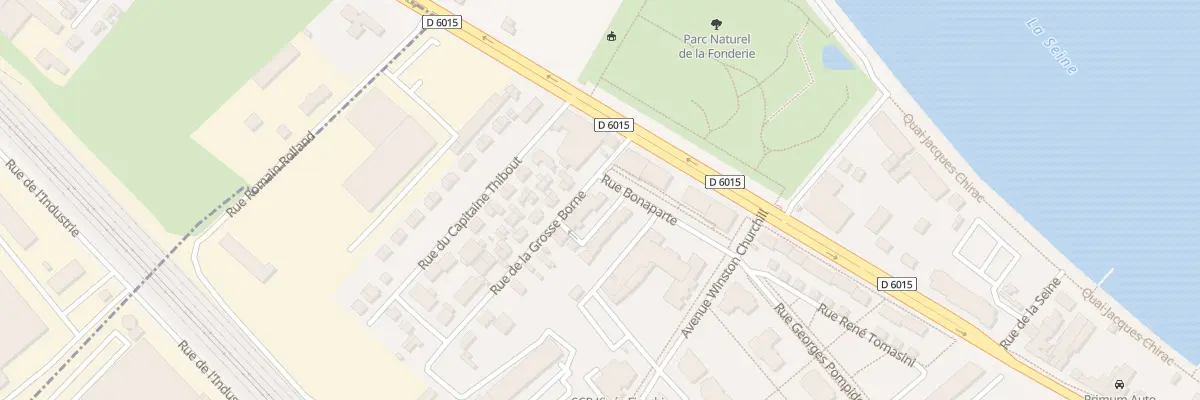 Plan du 1B Rue de la Grosse Borne à Vernon