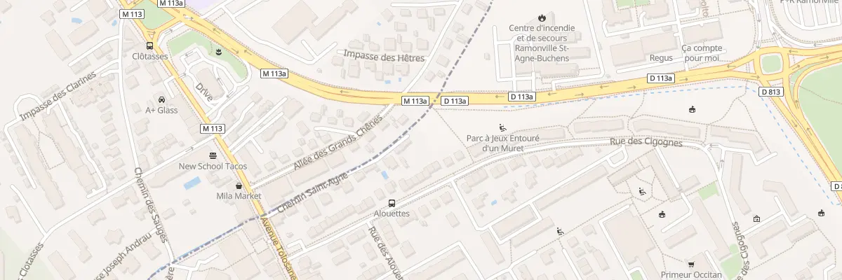 Plan du 61 Rue des Cigognes à Ramonville-Saint-Agne