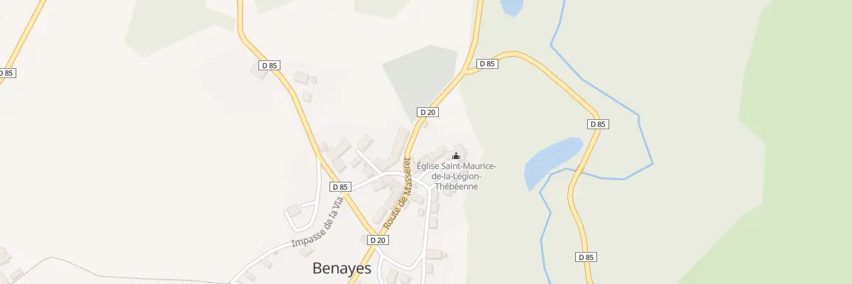 Plan du 27 Pl de l’Église à Benayes