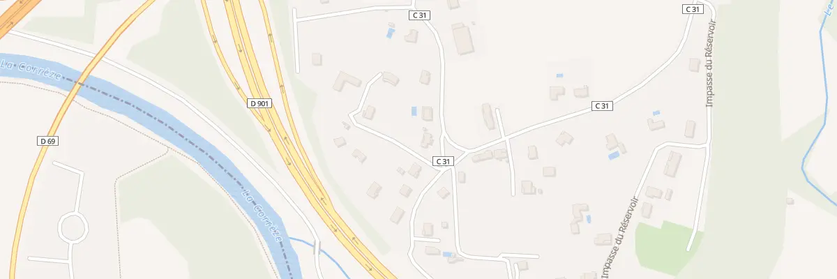Plan du 5954 Aux Brousseaux à Ussac