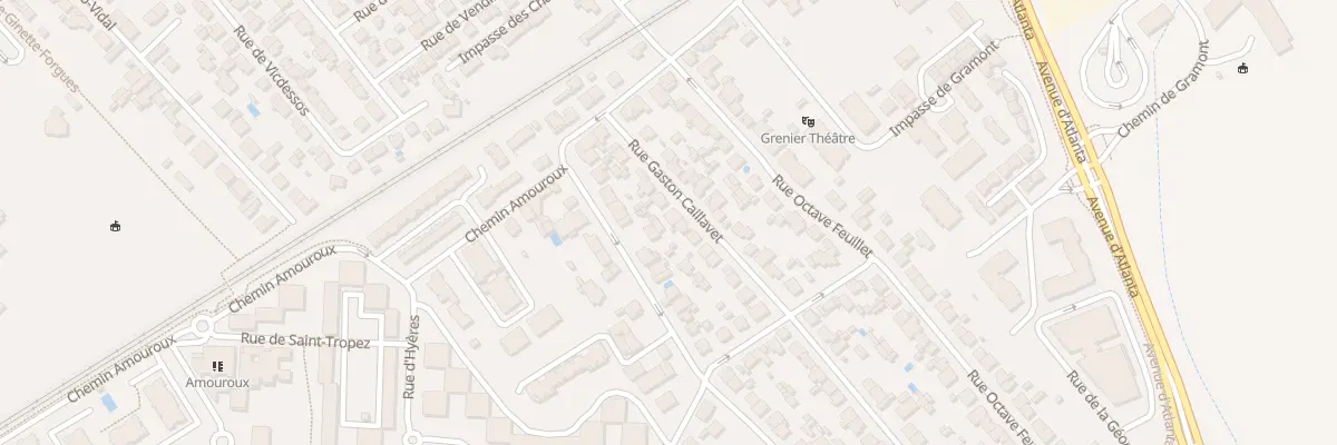 Plan du 12 Rue Gaston Caillavet à Toulouse