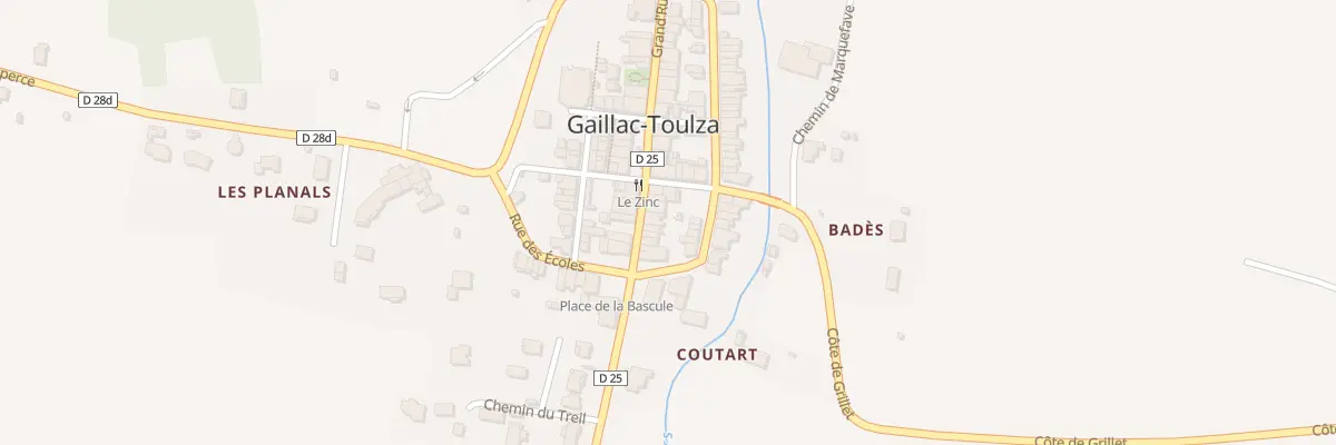 Plan du 209 La Ville à Gaillac-Toulza