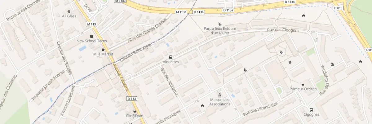 Plan du 28 Rue des Cigognes à Ramonville-Saint-Agne