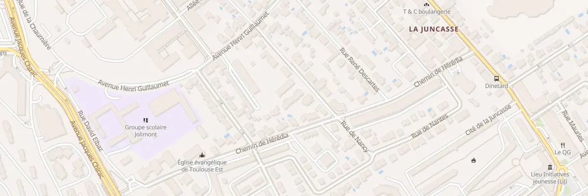 Plan du 16 Rue Jean Poncelet à Toulouse