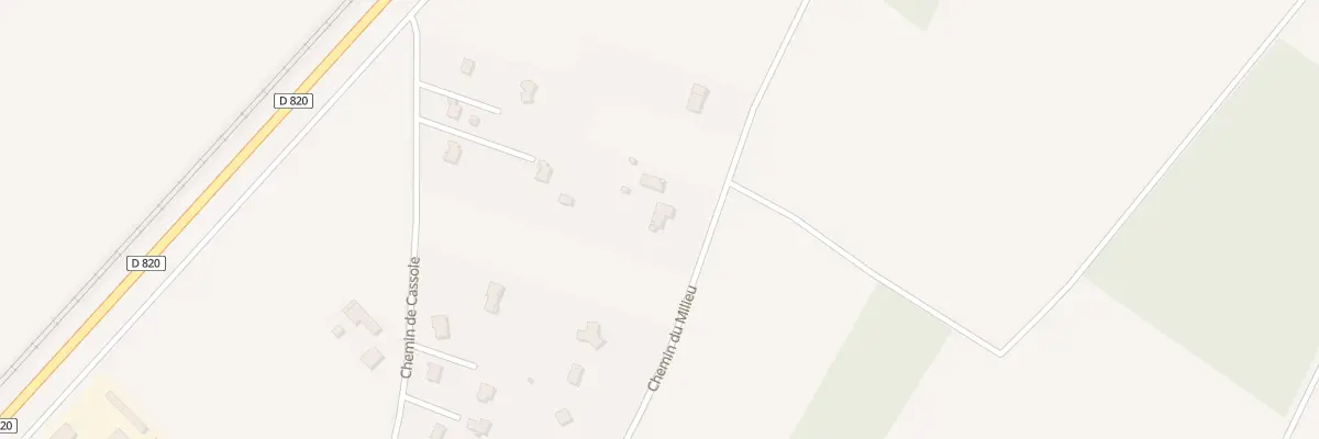 Plan du 475 Che du Milieu à Cayrac