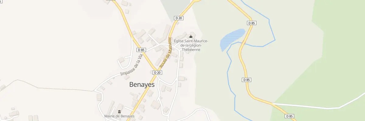 Plan du 5032 Le Bourg à Benayes