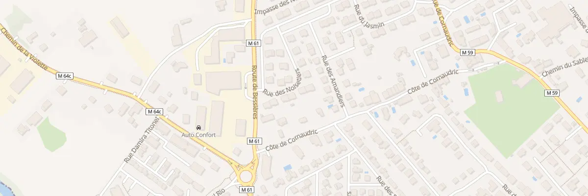Plan du 8 Rue des Noisetiers à L’Union