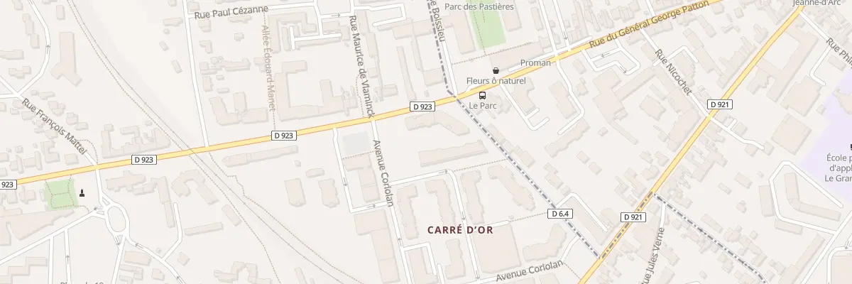 Plan du 1B Rue de la République à Lucé