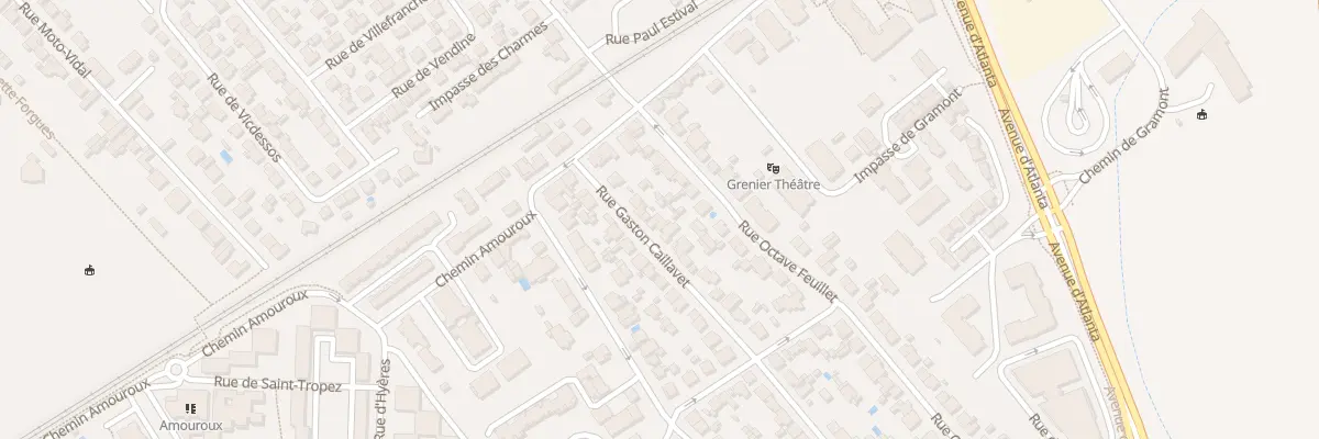 Plan du 15 Rue Gaston Caillavet à Toulouse