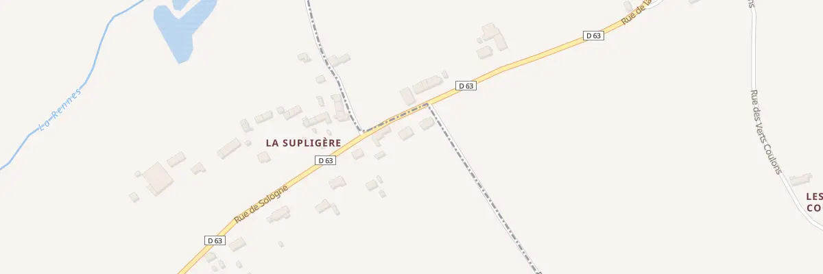 Plan du 43 Rue de Sologne à Méhers