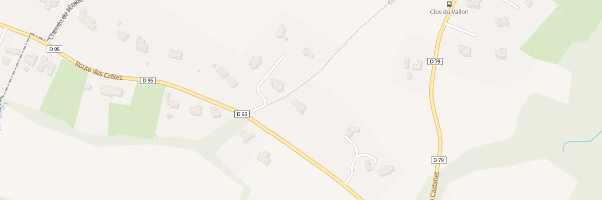 Plan du 2 Chem de Micas à Mervilla
