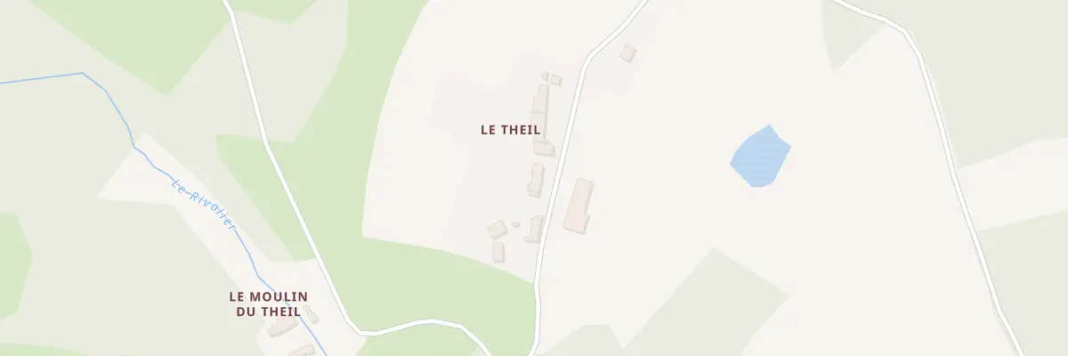 Plan du 5420 Le Theil à Saint-Sulpice-Laurière