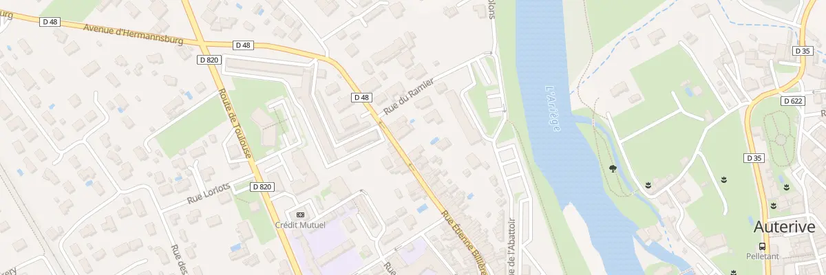 Plan du 66 Rue Etienne Billières à Auterive