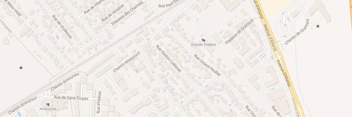 Plan du 17 Rue Gaston Caillavet à Toulouse
