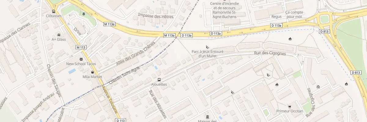 Plan du 45 Rue des Cigognes à Ramonville-Saint-Agne
