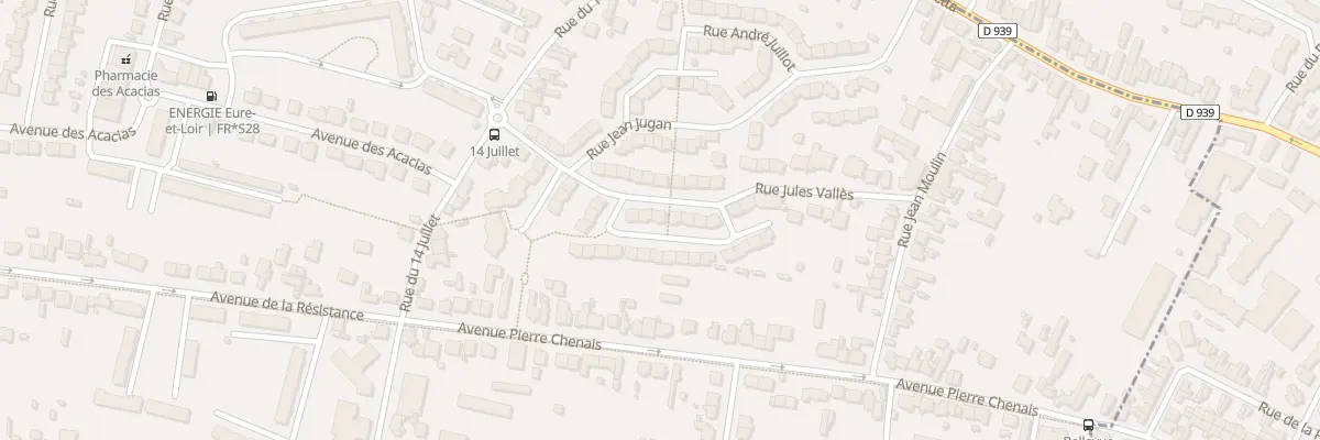 Plan du 25 Rue Jules Vallès à Mainvilliers