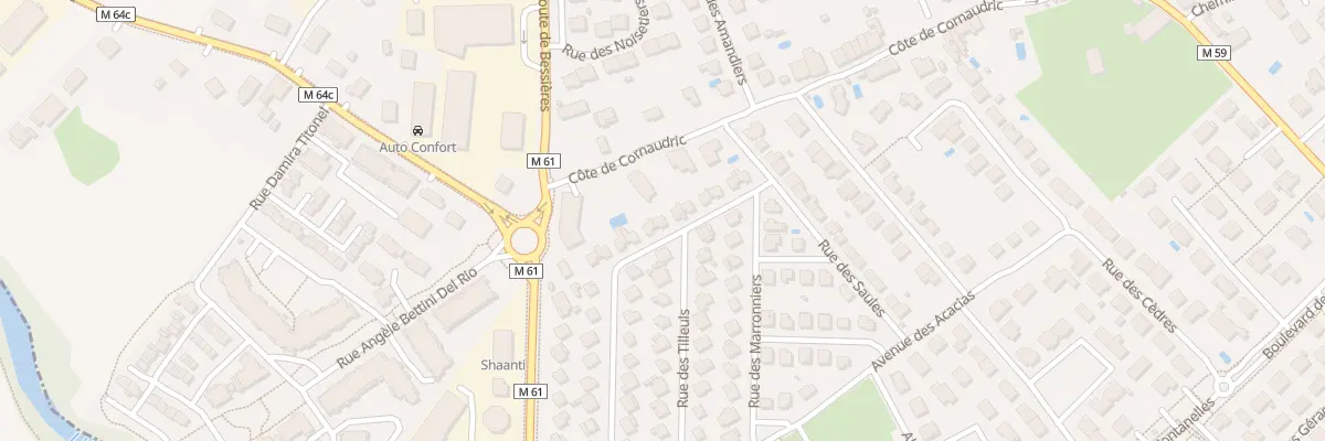Plan du 33 Rue des Érables à L’Union