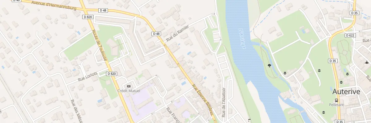 Plan du 62 Rue Etienne Billières à Auterive