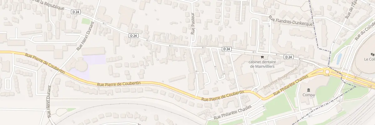 Plan du 55 Rue de la République à Mainvilliers