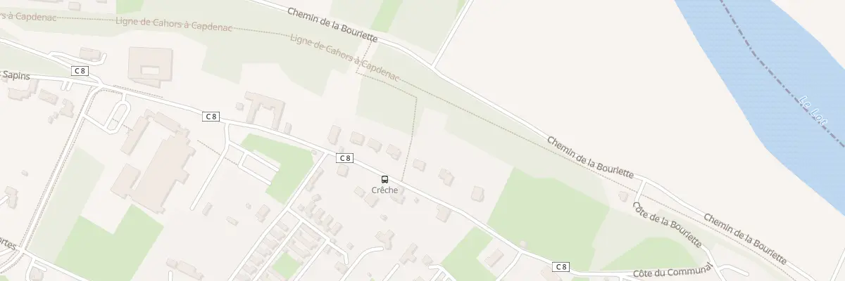 Plan du 160 Che de la Pouponnière à Cahors